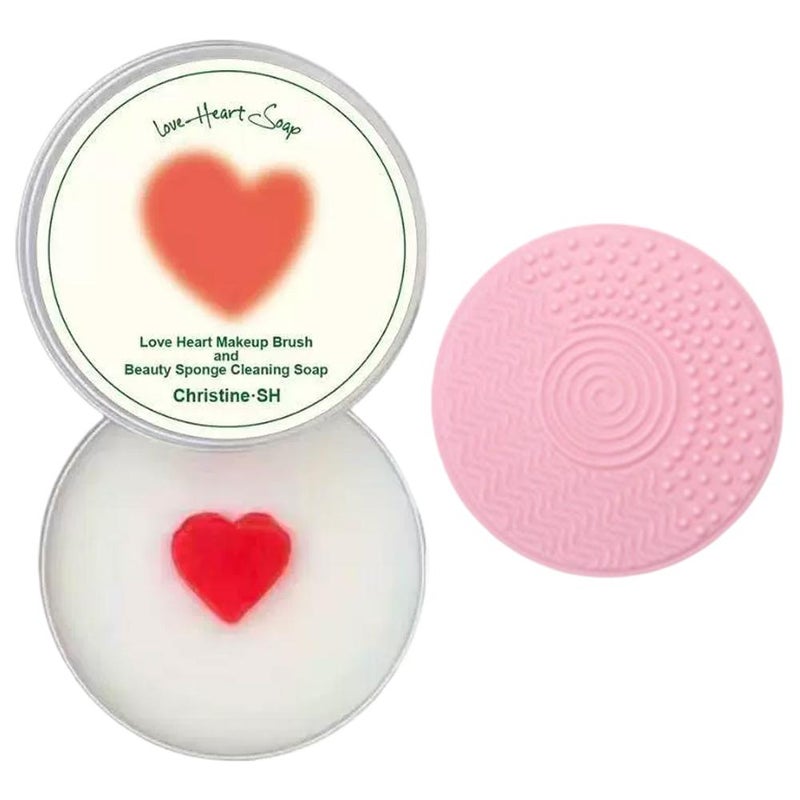 Makeup brush cleaning soap, beauty tool cleaning soap, powder puff cleaning tool, brush cleaning soap